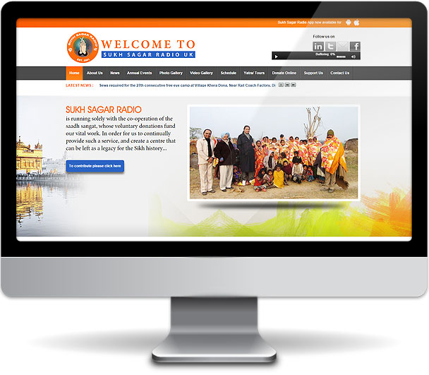 sukh sagar radio uk Wbsite
